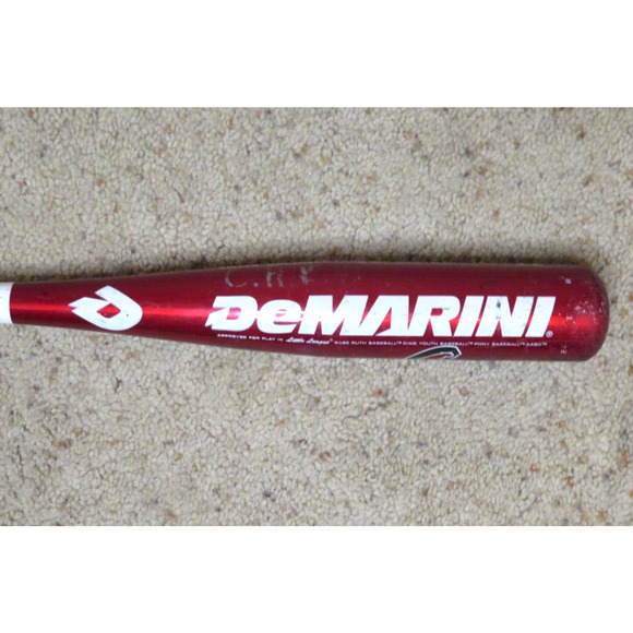 DeMarini VooDoo 25" 14oz Teeball Baseball Bat VDT12 -11 BPF 1.15 Red - NEW GRIP - Picture 4 of 9